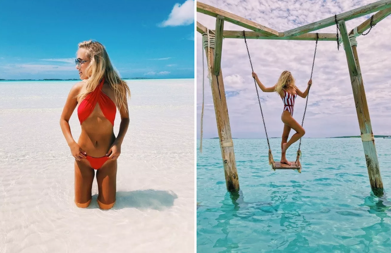 Illustration for article titled Instagram Model Says Being Bitten by a Shark During Bahamas Photo Shoot Was a 'Big Learning Lesson'